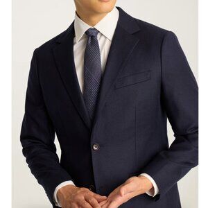 Bonobos Jetsetter Italian Stretch Wool Suit, Solid Navy, 36R jacket and 30 pants